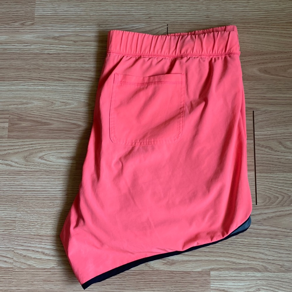 Lane Bryant Active Hot Pink Double Layer Shorts